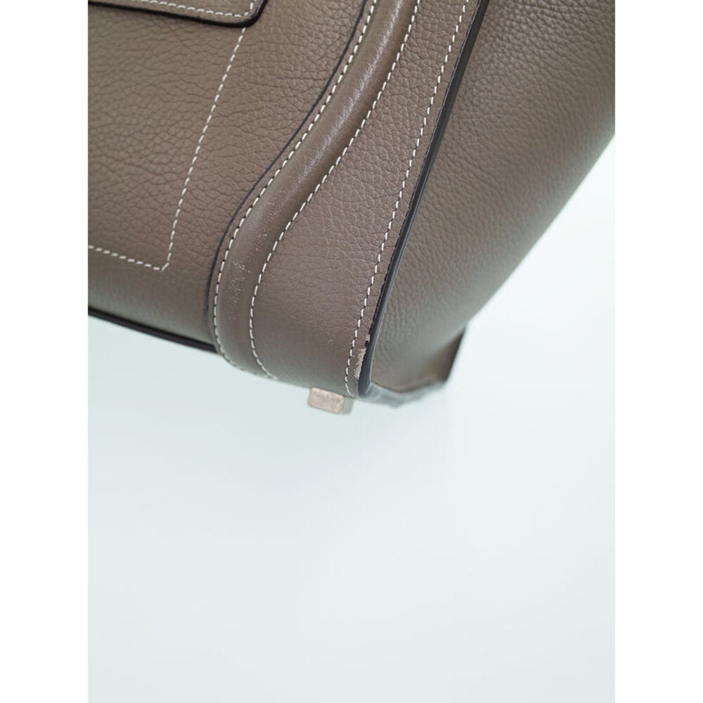 Celine Shopper Tote Shoulder Leather Calfskin Handbag - Picture 9 of 9